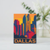 Dallas in levendige kleuren, Reizen Briefkaart (Staand voorkant)