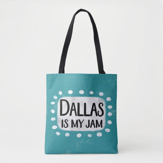 Dallas is mijn Canvas tas (Voorkant)