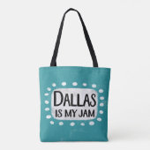 Dallas is mijn Canvas tas (Achterkant)