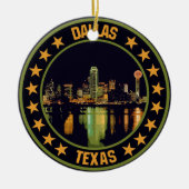 Dallas Keramisch Ornament (Voorkant)