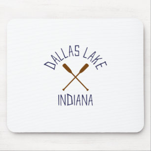 Dallas Lake Indiana Outdoors Vintage Muismat