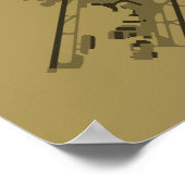 Dallas Love Field Airport (DAL) Diagram Poster (Hoek)