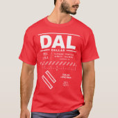 Dallas Love Field Airport DAL T-shirt (Voorkant)
