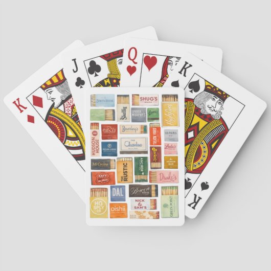 Dallas Matchbook Classic Speelkaarten (Achterkant)
