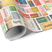 Dallas Matchbook Inpakpapier (Rol Hoek)