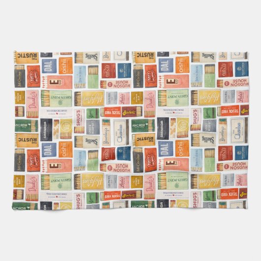 Dallas Matchbook Keukenhanddoek (Horizontaal)