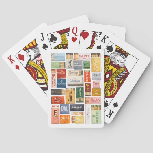 Dallas Matchbook Speelkaarten (Achterkant)