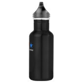 Dallas Peace Love Cowboys Design voor trots Waterfles (Rechts)