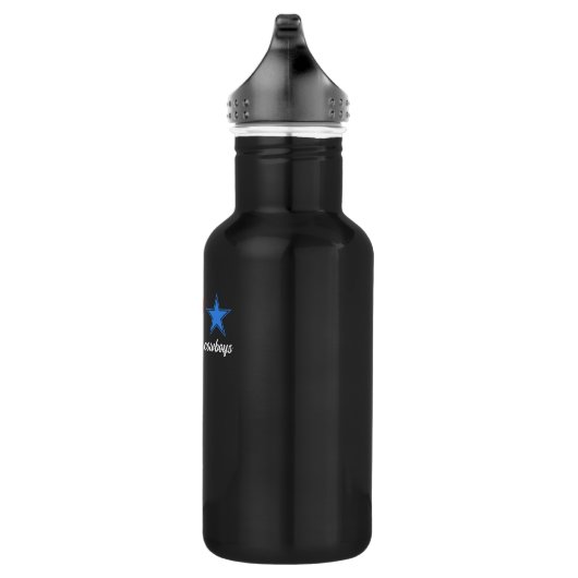 Dallas Peace Love Cowboys Design voor trots Waterfles (Rechts)