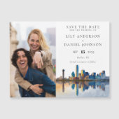 Dallas Photo Wedding Save The Date Magnetische Uitnodiging (Voorkant)