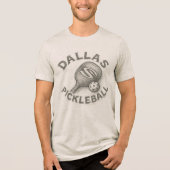DALLAS PICKLEBALL II Tri-Blend SHIRT (Voorkant)