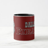 Dallas Pirates Zwarte Mok (Midden)