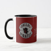 Dallas Pirates Zwarte Mok (Links)