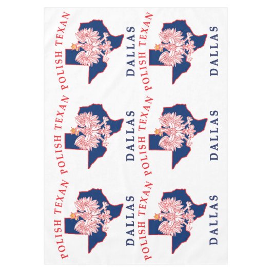 Dallas Poland Texan Tafelkleed (Voorkant)