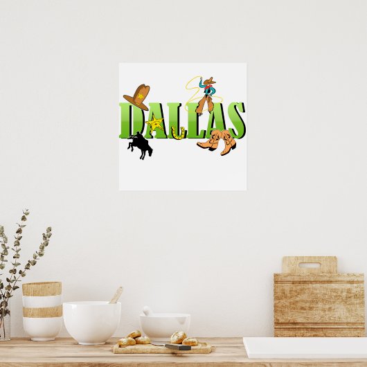 Dallas Poster (Keuken)