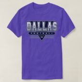 Dallas Retro Cowboys Geïnspireerd 90s Throwba T-shirt (Design voorkant)