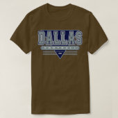 Dallas Retro  Cowboys Geïnspireerd 90s Throwba T-shirt (Design voorkant)