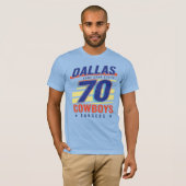 Dallas Retro Number Graphic T-shirt (Voorkant volledig)