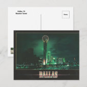 Dallas Reunion Tower Briefkaart (Voorkant / Achterkant)