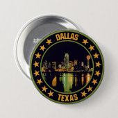 Dallas Ronde Button 7,6 Cm (Voorkant /achterkant)