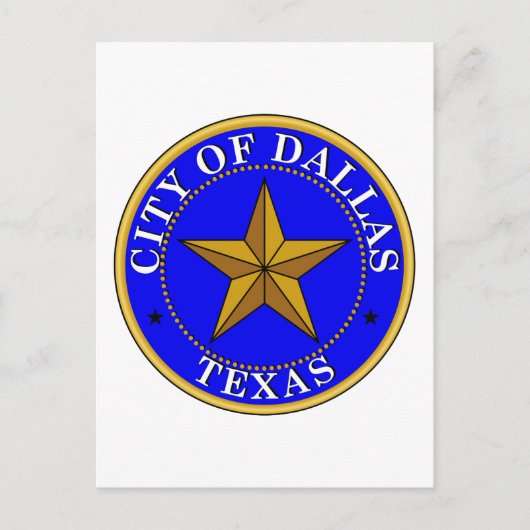 Dallas Seal Briefkaart (Voorkant)