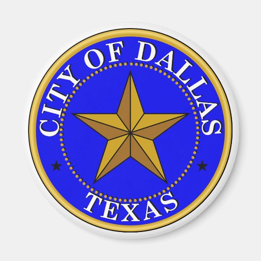 Dallas Seal Magneet (Voorkant)