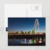 Dallas Silhouet bij dageraad Briefkaart (Voorkant / Achterkant)