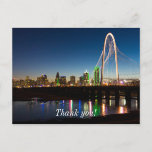 Dallas Silhouet bij dageraad Briefkaart
