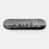 Dallas Silhouet Dageraad Grijsverloop Persoonlijk Skateboard (Horizontaal)