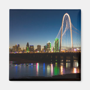 Dallas Silhouette Zonsopgang Magneet
