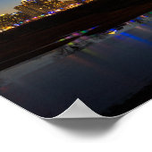Dallas Silhouette Zonsopgang Poster (Hoek)