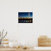 Dallas Silhouette Zonsopgang Poster (Keuken)