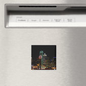 Dallas Skyline bij nacht Magneet (Insitu (Vaatwasser))