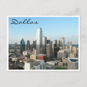 dallas skyline briefkaart