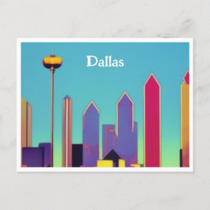 Dallas Skyline Briefkaart