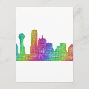 Dallas skyline briefkaart