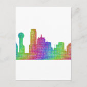 Dallas skyline briefkaart (Voorkant)