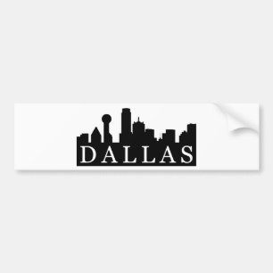 Dallas Skyline Bumpersticker