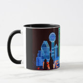 Dallas Skyline Coffee Mok (Links)