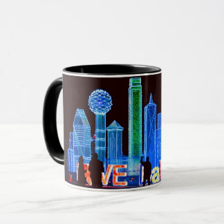 Dallas Skyline Coffee Mok