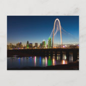Dallas Skyline Dawn Briefkaart (Voorkant)