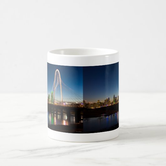 Dallas Skyline Dawn Coffee Mok (Center)