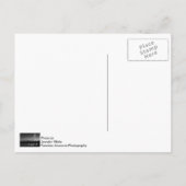 Dallas Skyline Dawn Grayscale Briefkaart (Achterkant)