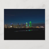Dallas Skyline Dawn Pano Briefkaart (Voorkant)