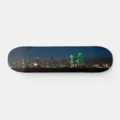 Dallas Skyline Dawn Pano Persoonlijk Skateboard (Horizontaal)