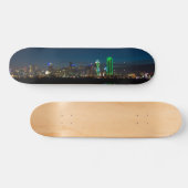 Dallas Skyline Dawn Pano Persoonlijk Skateboard (Horizontaal)
