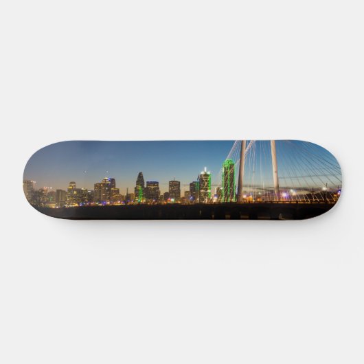 Dallas Skyline Dawn Persoonlijk Skateboard (Horizontaal)