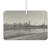 Dallas Skyline Grayscale Luchtverfrisser (Voorkant)