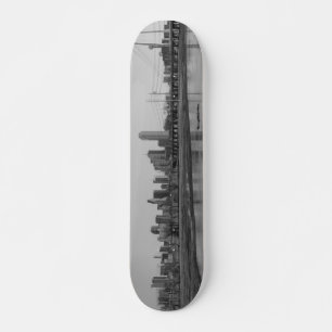 Dallas Skyline Grayscale Persoonlijk Skateboard