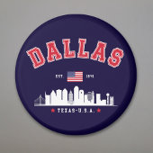 Dallas Skyline Heritage Magneet